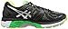 ASICS Men's Gel-Kayano 23 Running Shoe, Black/Silver/Safety Yellow, 11 M US