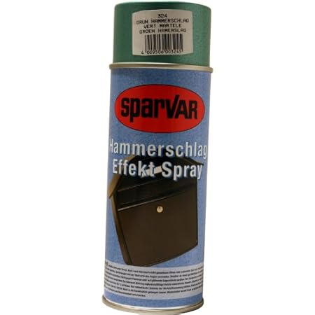 SparVar 6003245 Lackspray Hammerschlag Grün, 400 ml
