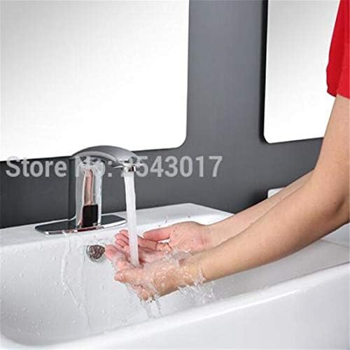 Bathroom Taps Kitchen Taps Bath Taps Basin Taps Bathroom Automatic Sensor Faucet Deck Mounted Chrome Finish Ad&Dc Autotramaw Ⅰ12746