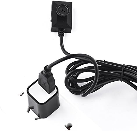Button Spy Camera, Super Mini 1280×960 HD Portable Video Recorder Home Security 2 Meter Line Cam