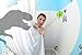 Funwares Wash n' Roar T-Rex Shower Head, Green - Shower Nozzle Shaped like a Tyrannosaurus Rex Skull