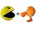 Pixels Q-Bert and Pac-man Plush Toys Set of 2