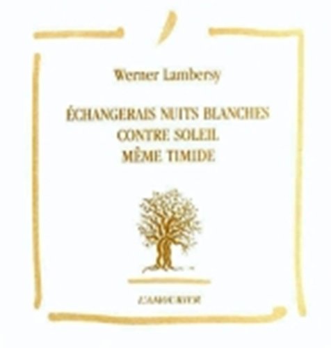 Échangerais nuits blanches contre soleil même timide