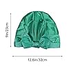 Double-Layer-Large-Shower-Caps-Bowknot-Bath-Hair-Cap-Reusable-Waterproof-Ribbon-Turban-Sleep-Cap-Adjustable-Bath-Cap-with-Elastic-Band-for-Women-Girls-Spa-Beauty-Hair-Care-Home-Travel-Use-Dark-Green Double Layer Large Shower Caps Bowknot Bath Hair Cap Reusable Waterproof Ribbon Turban Sleep Cap Adjustable Bath Cap…