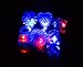 ADFOLF 36 Pack Flashing Led Bumpy Rubber Rings for Party Favors,Light Up Finger Toy
