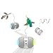 YVE LIFE Cat Toys for Indoor Cats Interactive,Rechargeable Automatic Cat Toy /Moving Butterfly/Feather Kitten Toys (Interactive Rotate Feather Toy) (Rotate Butterfly Toy)