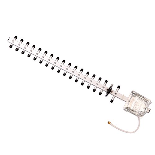 TECHTOO WiFi 2.4GHz 18dBi High Gain Yagi Directional Antenna Booster With RP-SMA Connector For Wireless Network Router/Reapter/USB Adapter/Extension Network PCI Card/IP Camera