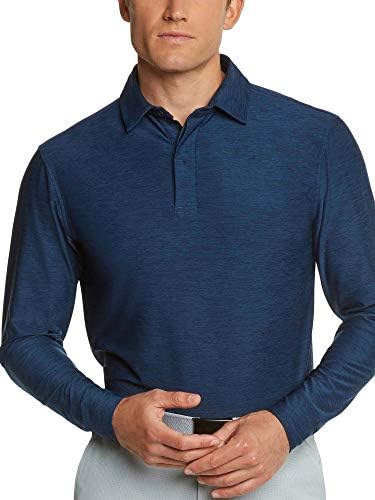Men’s Dry Fit Long Sleeve Golf Shirt – Quick Dry Polo Shirts – UPF 30, Stretch Fabric Men’s Dry Fit Long Sleeve Golf Shirt – Quick Dry Polo Shirts – UPF 30, Stretch Fabric