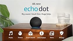 Echo Dot (5th Gen, 2022 release) | With bigger