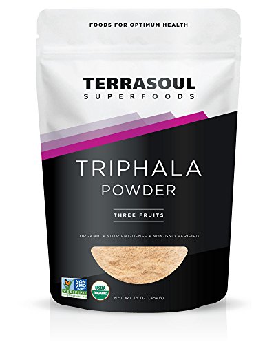 Terrasoul Superfoods Organic Triphala Powder, 1 Pound (Best Quality Triphala Churna)