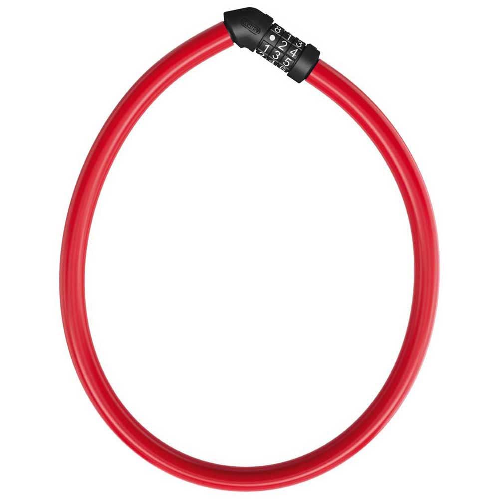 ABUS cable lock 4408C - combination lock - 65 cm long steel cable with plastic coating - security level 2