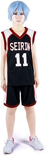 Micccostumes Men's Kuroko's Basketball Tetsuya Kuroko Cosplay Jersey (men s, White)