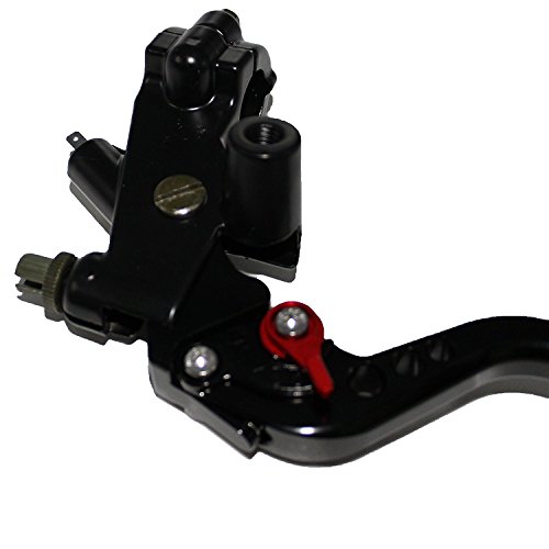 Soosee Universal Motorcycle 7/8" Brake Master Cylinder Clutch Motorcycle Racing Parts CNC Billet Adjustable Reservoir Levers for 1991-2007 CBR600 F2 F3 F4 F4i