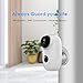 MOOSENG, Indoor/Outdoor Wireless Security Camera, Smart IP Camera with Rechargeable Battery, 2 Way Audio, Night Vision Alarm Alert & PIR Motion Detection/SD Slot
