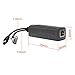 ANVISION Active PoE Splitter Adapter, DC 12V Output, IEEE 802.3af Compliant, 10/100Mbps, for IP Camera AP Voip Phone and More, AV-PS12
