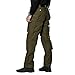 FREE SOLDIER Outdoor Men Teflon Scratch-resistant Pants Four Seasons Hiking Climbing Tactical Trousers (Dark Green, 37.5W Large)