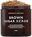 Brooklyn Botany Brown Sugar Body Scrub - Great as Face Scrub & Exfoliating Body Scrub for Acne Scars, Stretch Marks, Foot Scrub, Great Gifts For Women - 10 oz primary