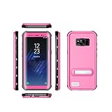 Samsung Galaxy S8 Plus Waterproof Case, Ultra light Waterproof shockproof Dirtproof Diving Phone case for Samsung Galaxy S8 Plus (Pink)