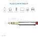 Anker® 3.5mm Premium Auxiliary Audio Cable (4ft / 1.2m) AUX Cable for Beats Headphones, iPods, iPhones, iPads, Home/Car Stereos and More (Red)