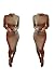 Dora Bridal Women´s Turtleneck Long Sleeve Slim Bodycon Tight Dress