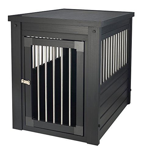 Medium Dog Crate with Stainless Steel Spindles, a Great Santuary for Your Medium Sized Dog