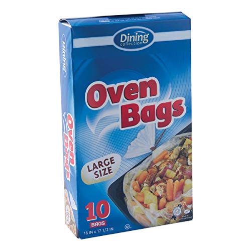Dining Collection Oven Bags,Liners, Large,10 Bags (16 IN x 17 1/2 IN)