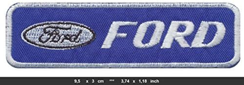FORD CLASSIC Iron Sew On Cotton Patches Auto Cars Vans Trucks USA blue by Patchmaniac