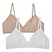 Fruit of the Loom Girls' Cotton Bralette (Pack of 2)