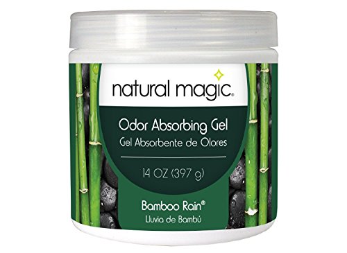 Natural magic odor absorbing gel, bamboo rain, 14 oz - …