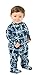 PajamaGram Blue Snowflake Fleece Matching Family Pajama Set, Women's Medium / 8-10, Multicoloured