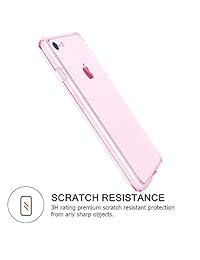 Nicer iPhone 6s Case, Ultra Slim Soft TPU Case con Transparente para iPhone 6 iPhone 6s (4.7 inch), shock absorption, antiarañazos   Crystal Clear, Rosado