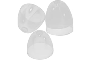 DECORNIJIA 4 Pcs Bottle Dome Caps Replacement Lid Set Wide Feeding Bottles Accessory Plastic Dustproof for Daily Use