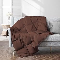 puredown® Soft Feather Down Throw Blanket