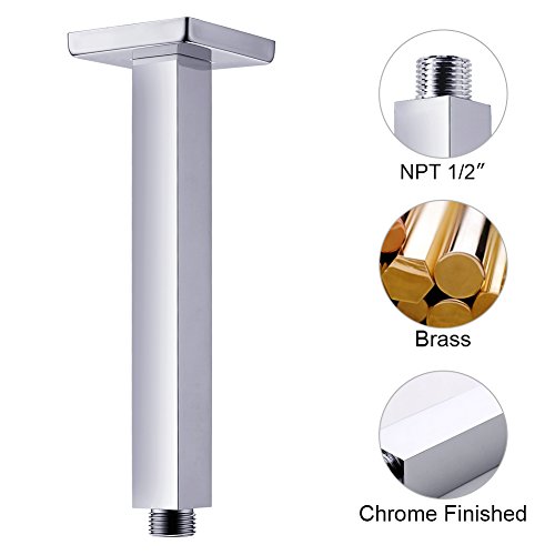 Sr sun rise ary002 shower arm square 200mm ceiling moun…
