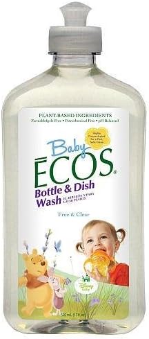 Earth Friendly Products Baby Ecos Bottle and Dish Wash Free and Clear Disney, 17 Ounce by Baby ECOS