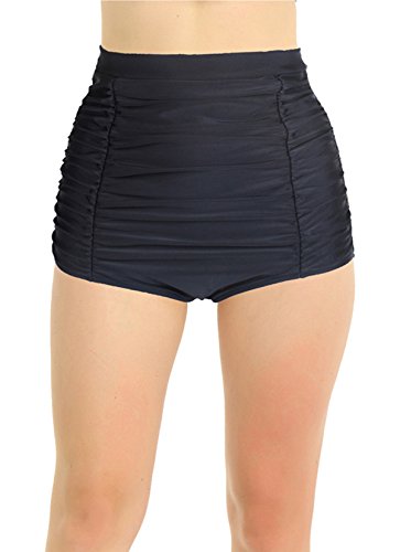 Full coverage high waist bikini bottom