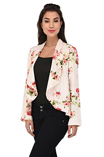 purys women's polyester floral summer blazer