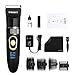 Pet Clippers Dog Cat Grooming Kit Professional Rechargeable Cordless Dog Clippers for Thick Coats Small Large Dogs Quite Pet Grooming Shaver with Scissor Combs Guards for Dog Cat Animal