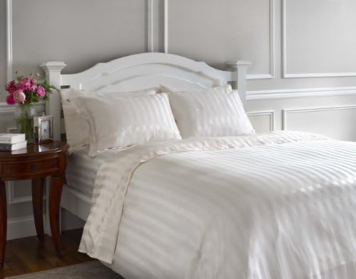 Whispersilk Luxury Stripe Pillowcases, Standard, Butter