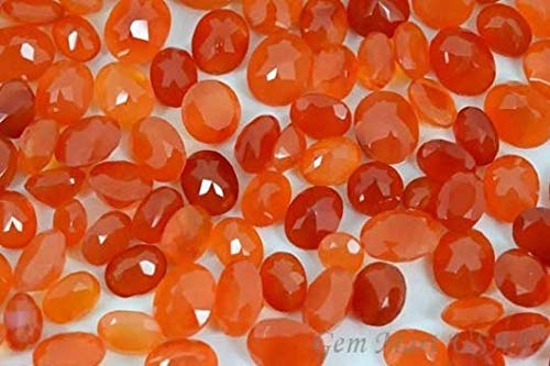 50 cts Carnelian Loose Gemstones, Carnelian Stone, Orange Stone, Mix Shape Stones (CN-60001)
