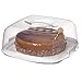 Sistema Bake IT Collection Cake and Cupcake Carrier, Clear/White