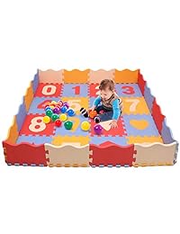 Bammax Alfombrilla de juego para bebé, no tóxica, impermeable, para bebés, niños pequeños