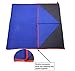 WILD-WIND Warm Polar Fleece Zippered Sleeping Bag Liner for Spring with Carry Storage Bag Backpacking Blanket (Blue)