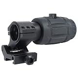 AT3 Tactical RRDM 3X Red Dot Sight Magnifier with Flip-to-Side Mount