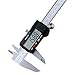 Vernier Caliper,Kungix Metric Digital Caliper with LCD, 0-6 inch / 150mm Stainless Steel Electronic Depth Gauge Measuring Tools