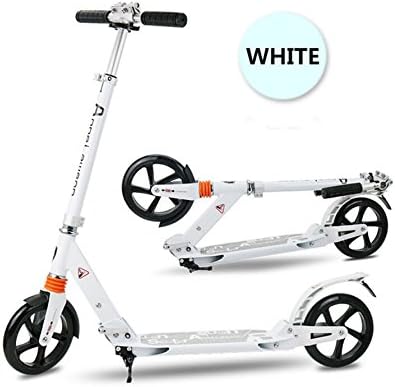 Innotic Kids Adult City Scooter with Large 200mm Wheels with Advanced Spring Comfort Suspension System Kick Stand