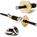 Wheel Marking Gauge woodworking set, with 2 extra Cutter wheels, micro adjust feature, solid brass metal wmg 7'' primary