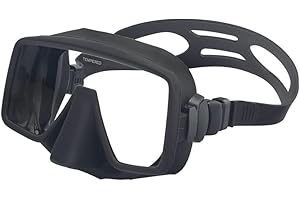 ATACLETE Harambe Dive Mask - Advanced Diving Mask for Scuba Diving, Snorkeling, Free Diving and Swimming, Wide-Angle Tempered Glass Single Lens - Best Scuba Mask, Snorkel Mask, Dive Mask for Adults