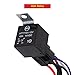 Lumitek Universal LED Light Bar Remote Wiring Harness Kit with 40A/12V ON/OFF Switch Relay for Off Road Driving Lights Fog Lights…