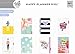 Me & My Big Ideas PLNM-97 The Happy Girl - 2019 Deluxe Mini 12 Month Planner - Super Mom, Black & White, Mini